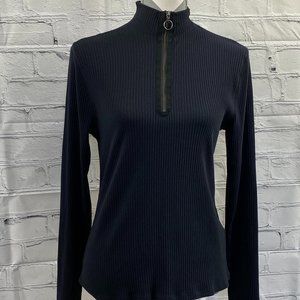 Abercrombie & Fitch Ribbed Mock Neck